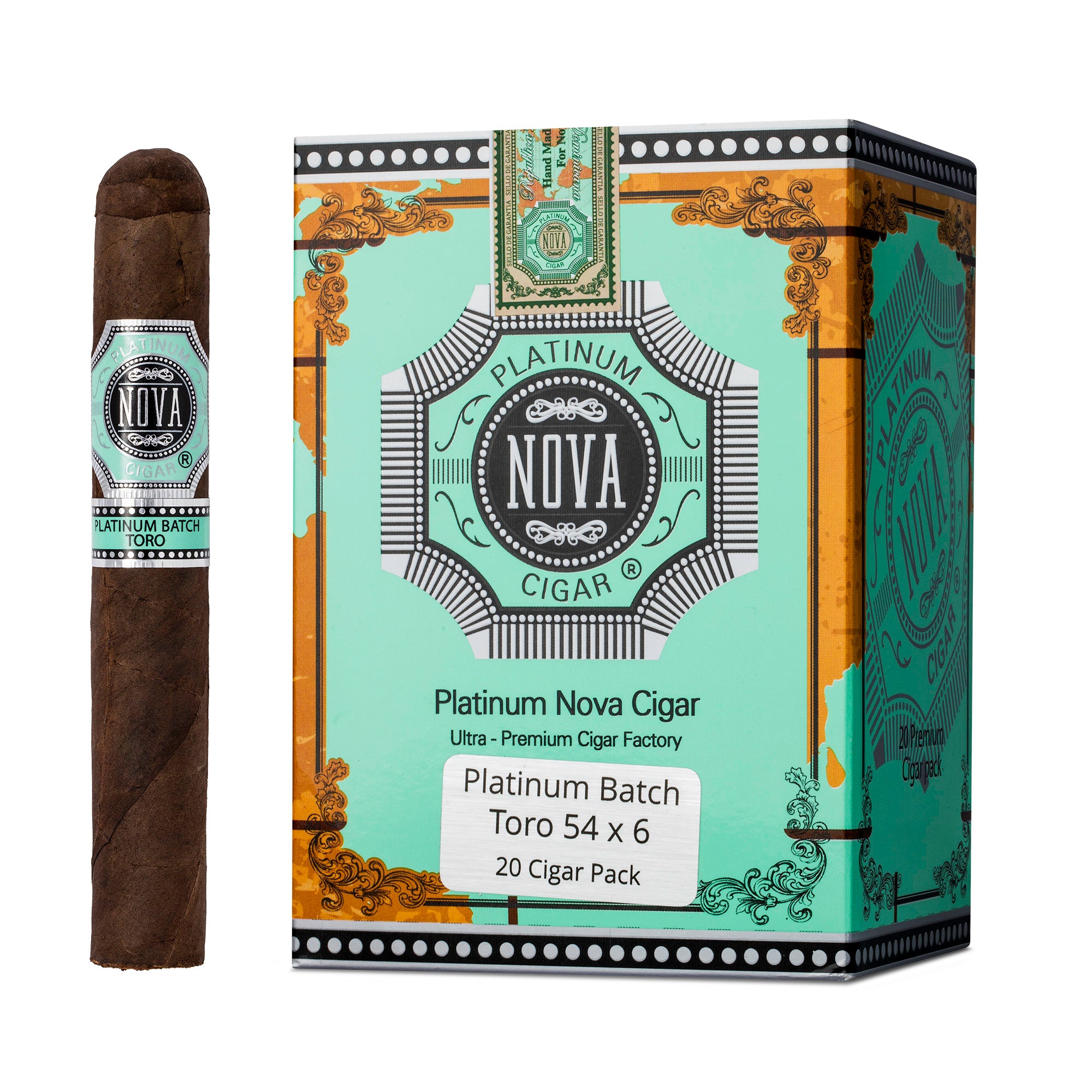 Platinum Nova Batch Toro - 20ct – novacigar